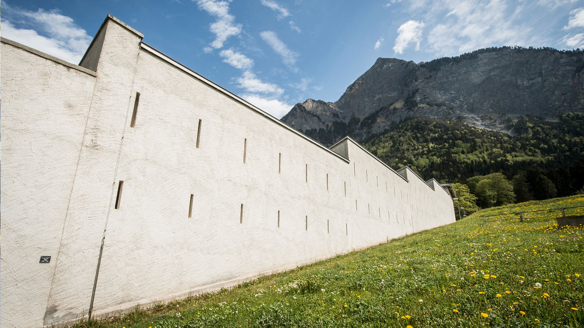 Mur de la place d'armes de St. Luzisteig