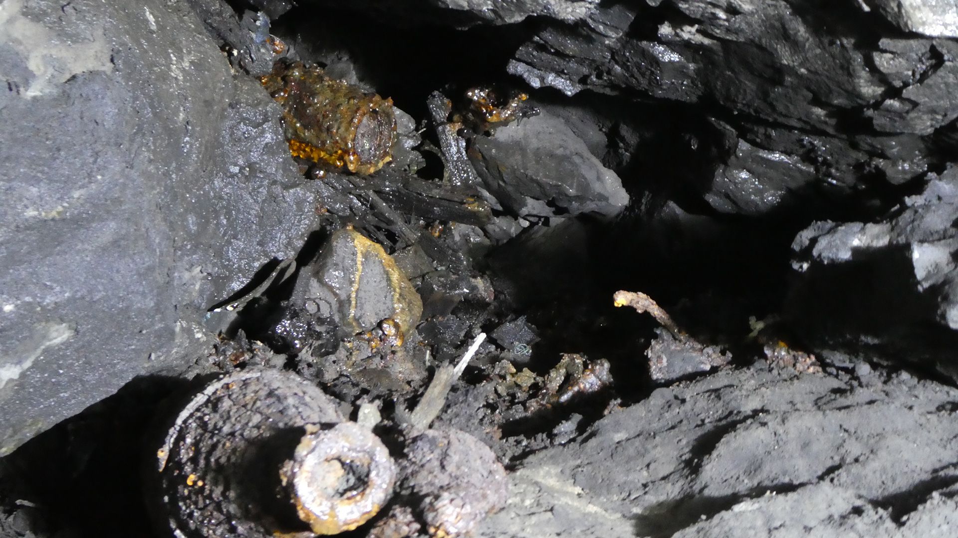 Munitionsrückstände im ehemaligen Munitionslager