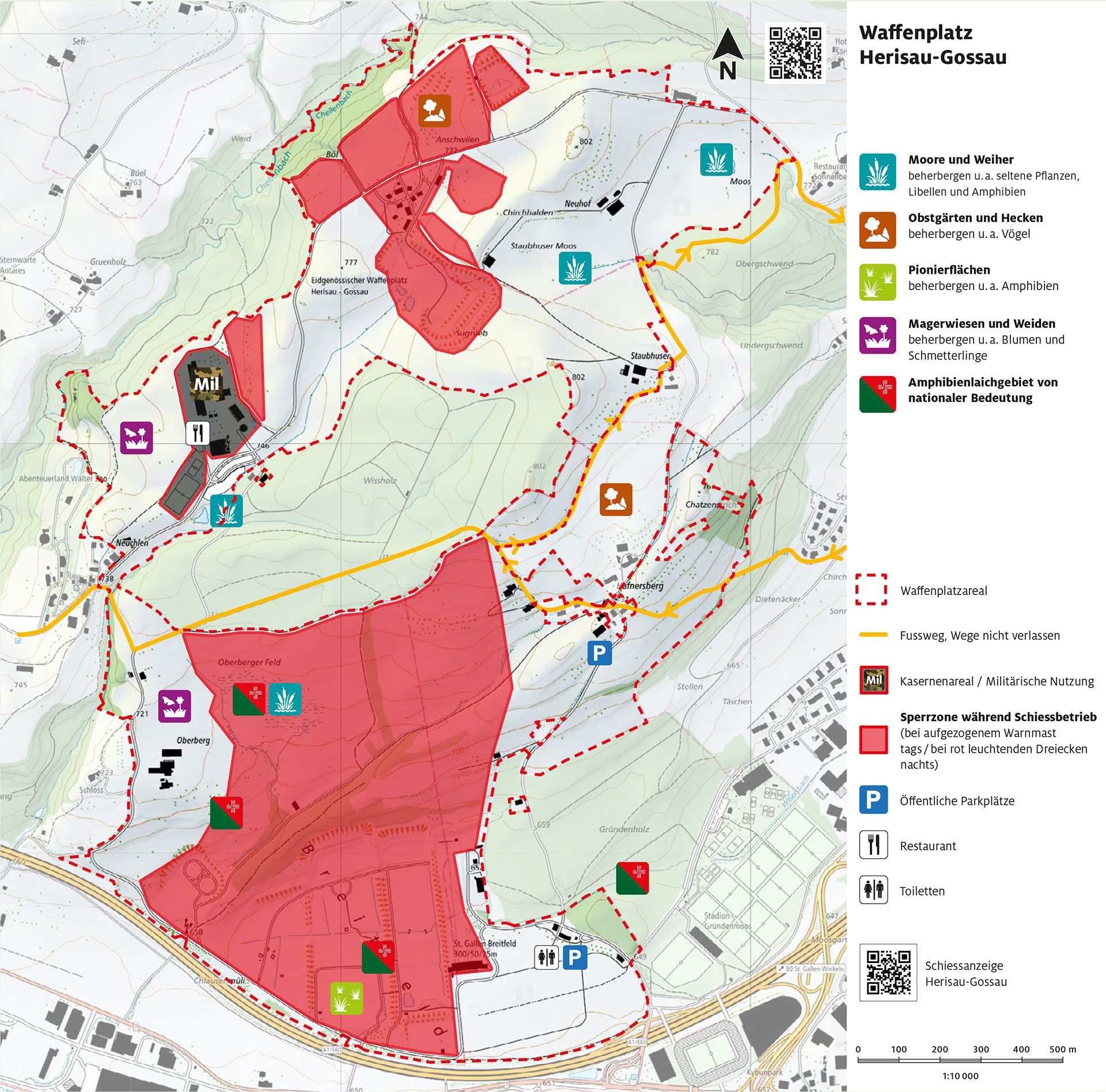 Naturschutzgebiet Waffenplatz Herisau-Gossau