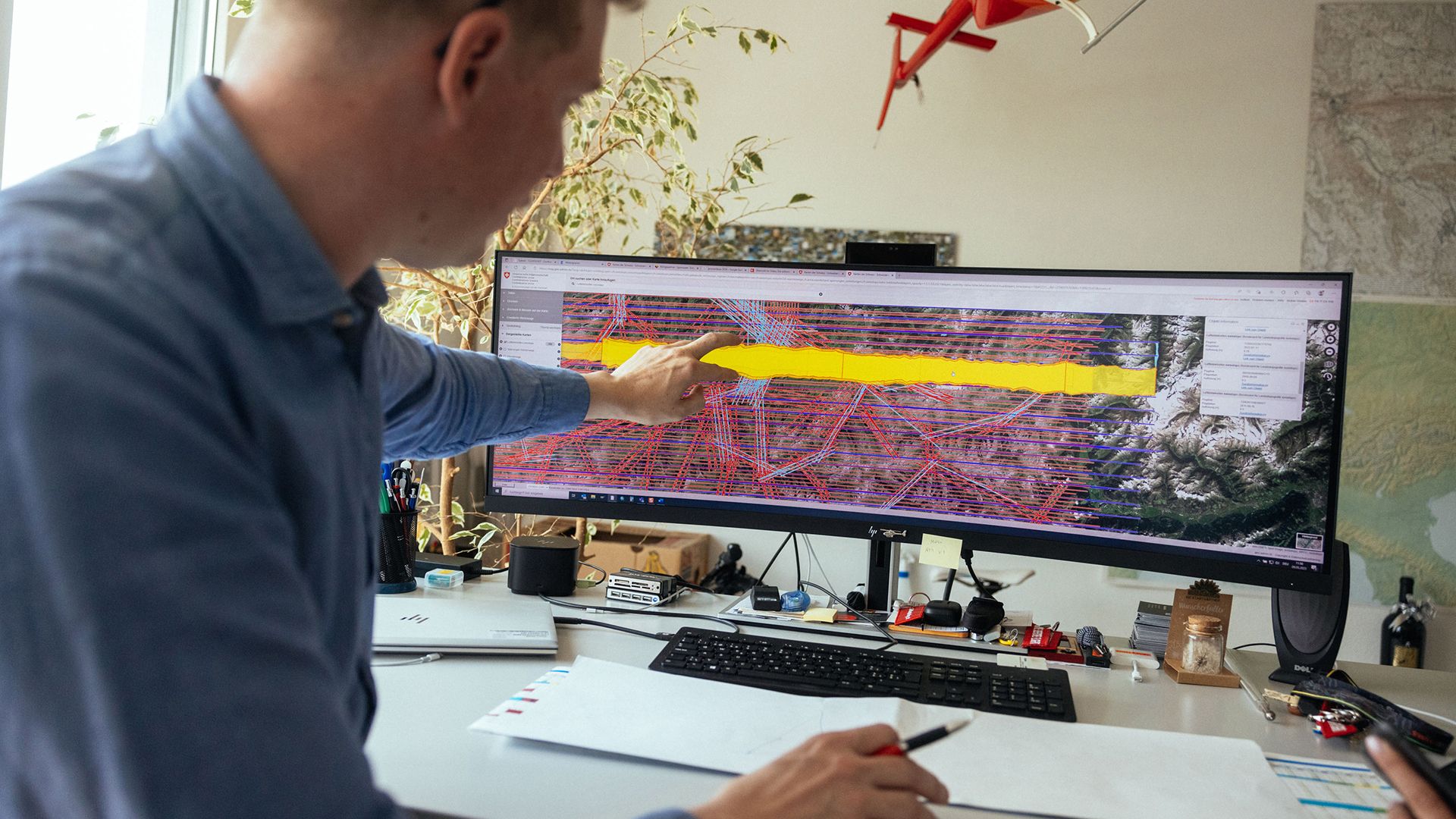 Interview mit Michael Heid, Chef Flugdienst, swisstopo