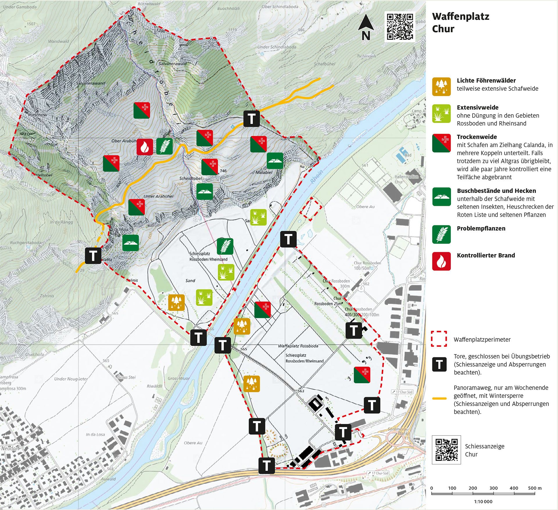 Naturschutzgebiet Waffenplatz Chur