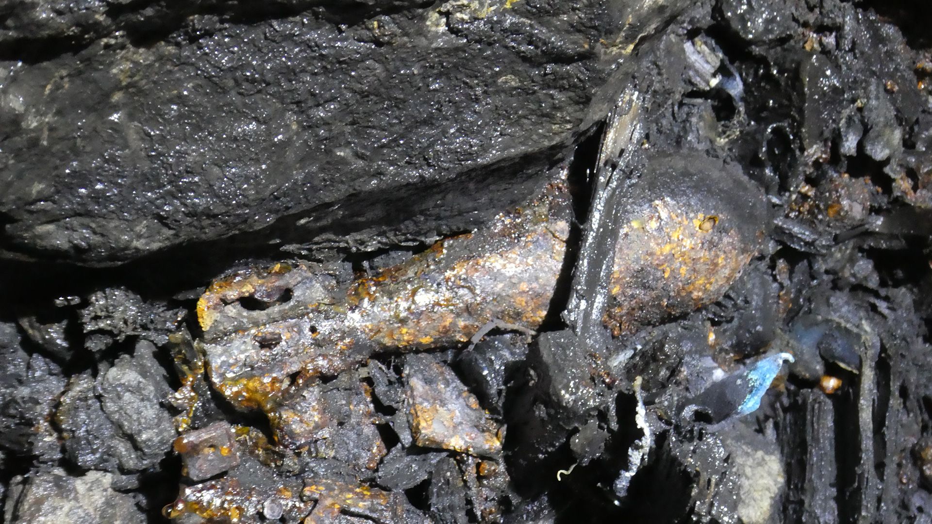 Munitionsrückstände im ehemaligen Munitionslager