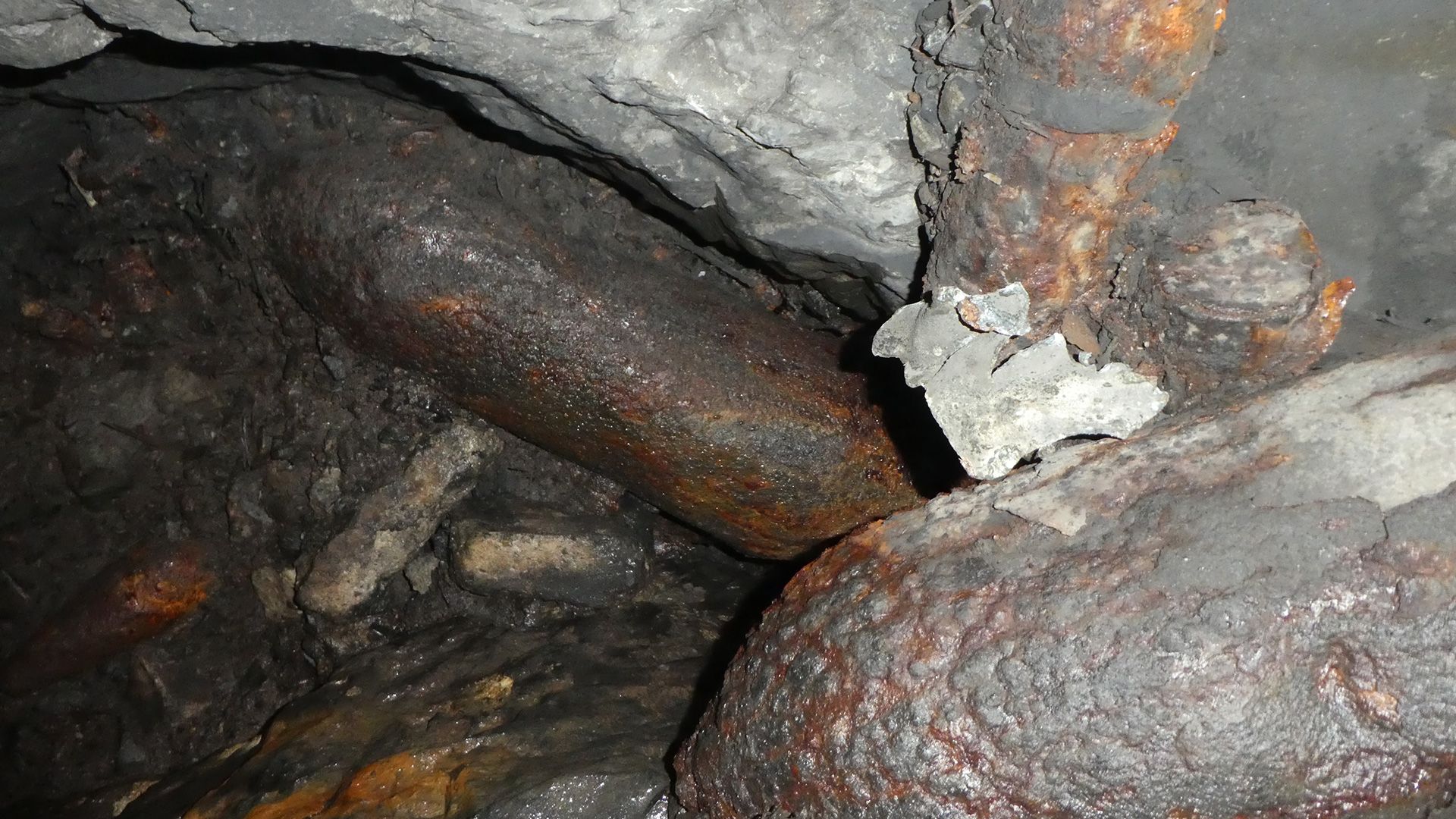 Munitionsrückstände im ehemaligen Munitionslager