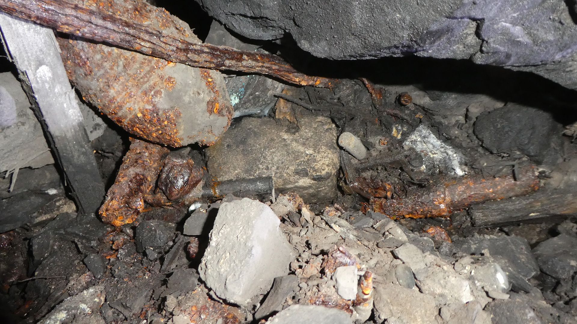 Munitionsrückstände im ehemaligen Munitionslager