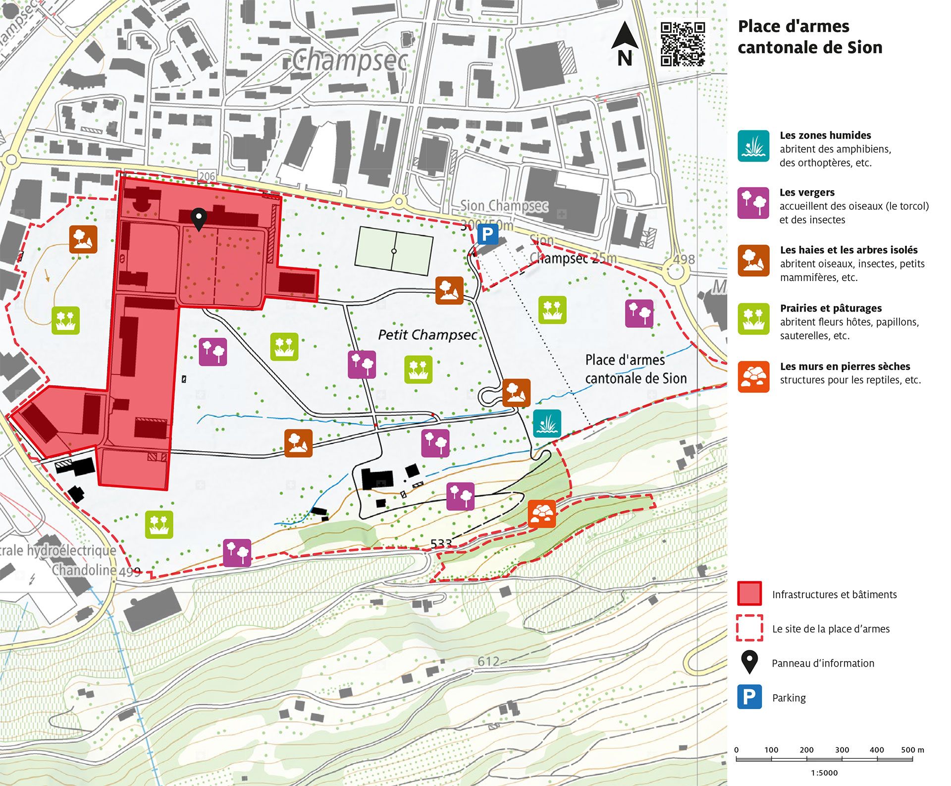 Réserve naturelle place d’armes de Sion