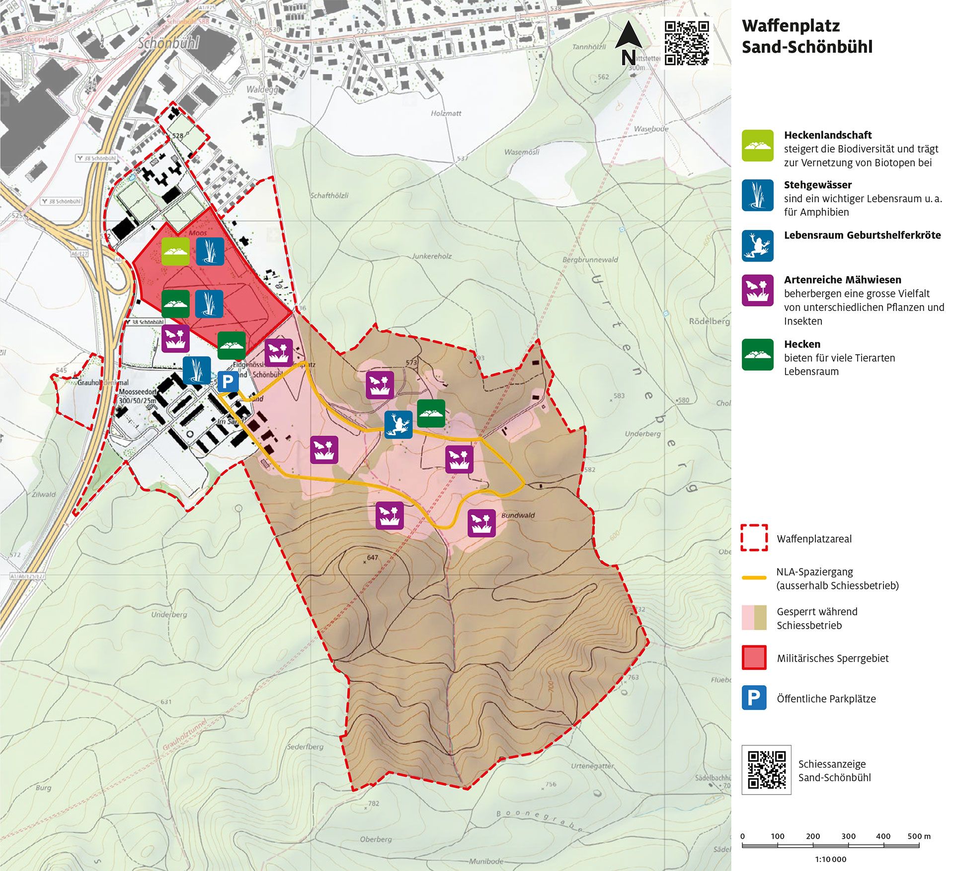 Naturschutzgebiet Waffenplatz Sand-Schönbühl