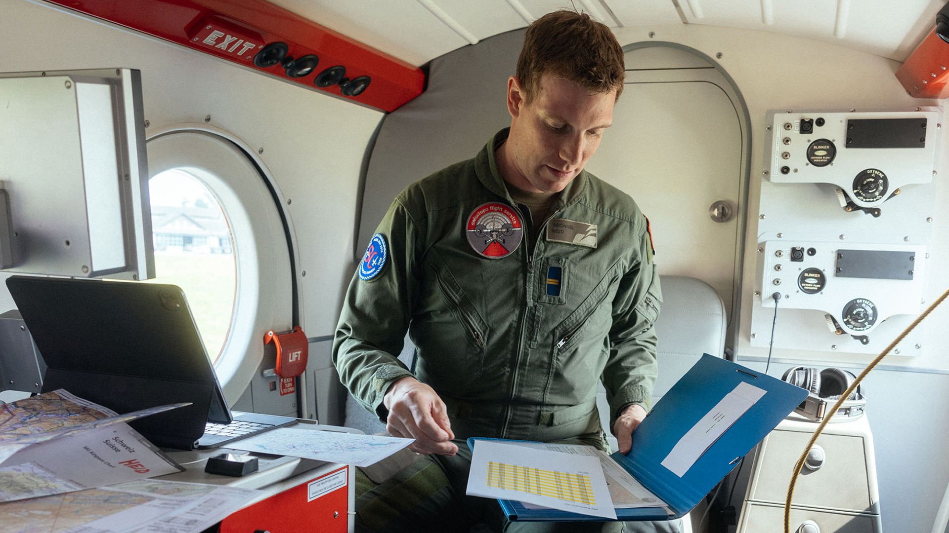 Interview mit Michael Heid, Chef Flugdienst, swisstopo