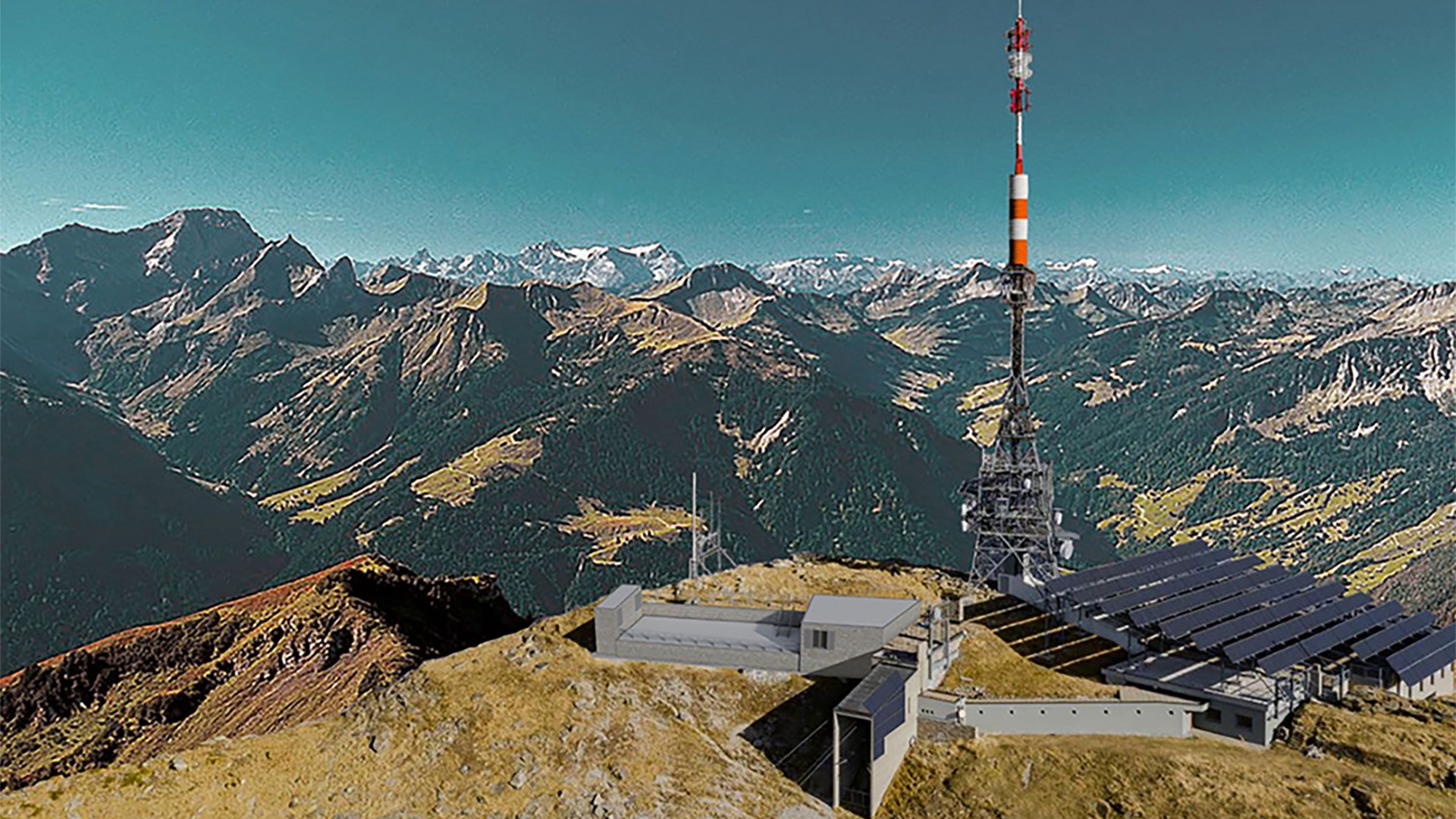 Installation de télécommunication (photomontage)